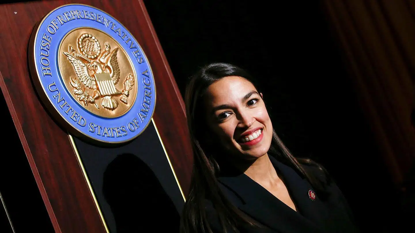Nu bliver hun også til en tegneserie: Demokraten Alexandria Ocasio-Cortez fotograferet i Bronx, New York, tidligere på måneden.