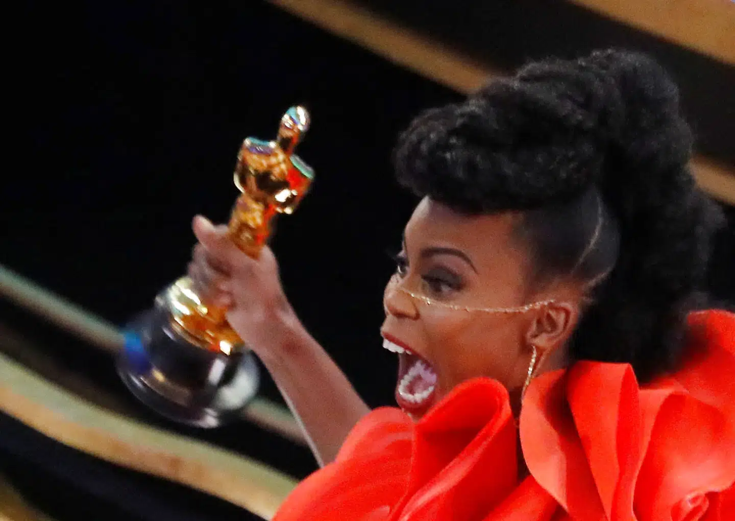 Hannah Beachler holdt en rørende takketale, da hun modtog sin Oscar for scenografien i »Black Panther«.