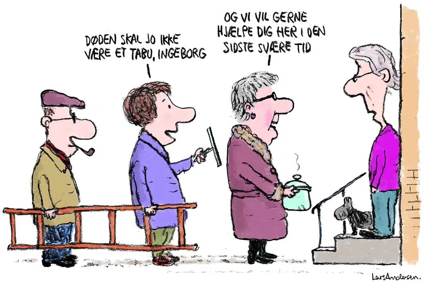 Tegning af Lars Andersen til kronik 2302 - netversion