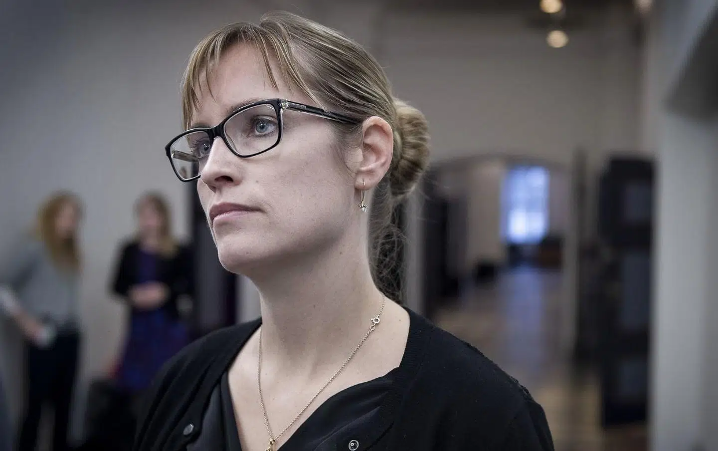 Stephanie Lose, formand for Region Syddanmark før regeringen mødes med Danske Regioner for at drøfte regeringens sundhedsreform, i Finansministeriet.