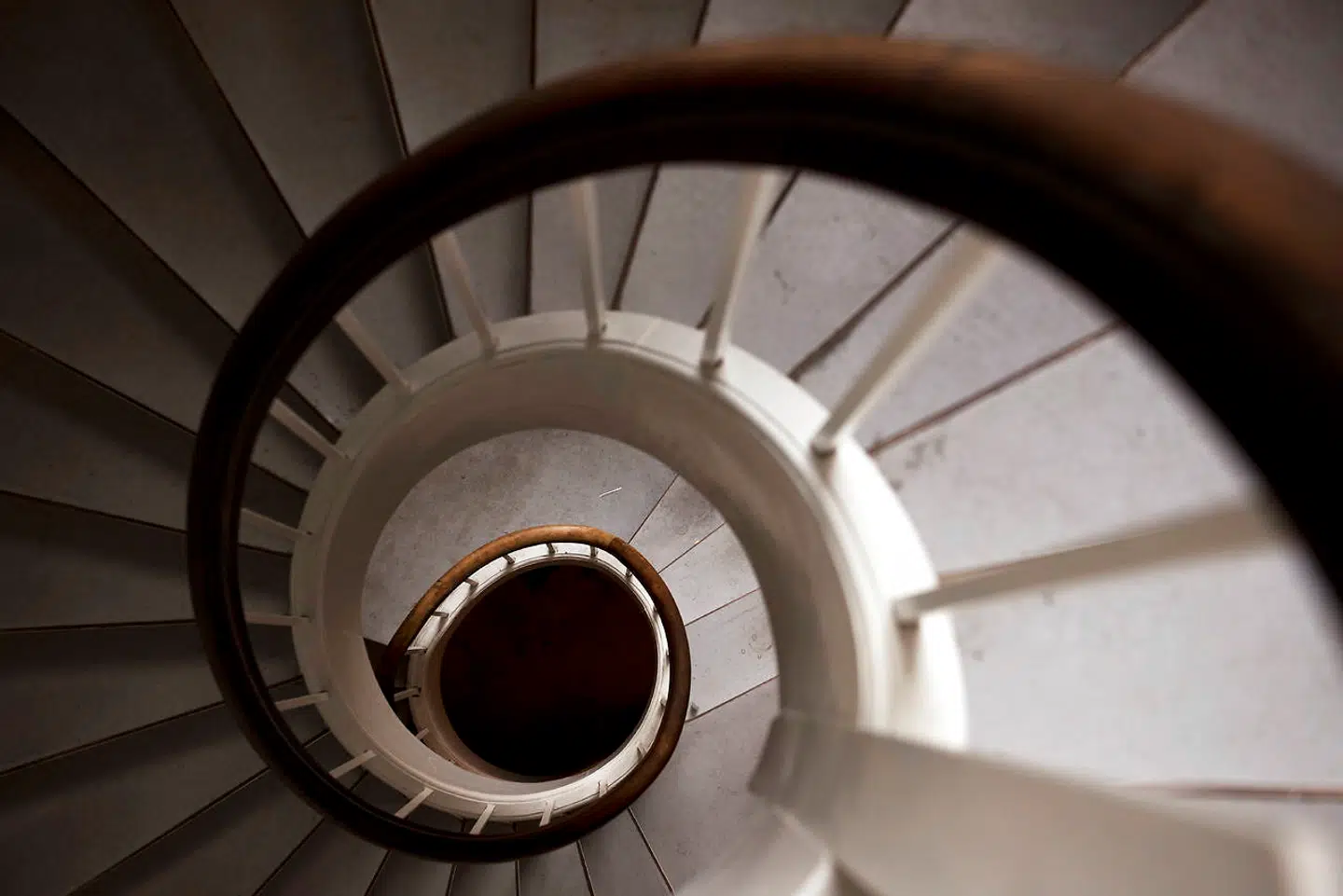 En smuk gammel vindeltrappe er en af de ting, der måske kan bevares og indgå i det nye hotel.