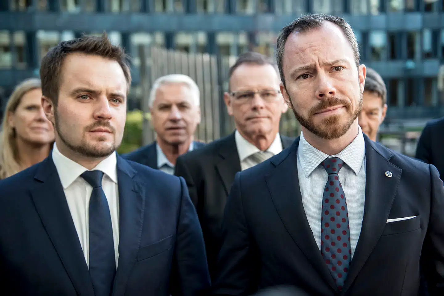 Simon Kollerup (S) og miljø- og fødevareminister Jakob Ellemann-Jensen (V).