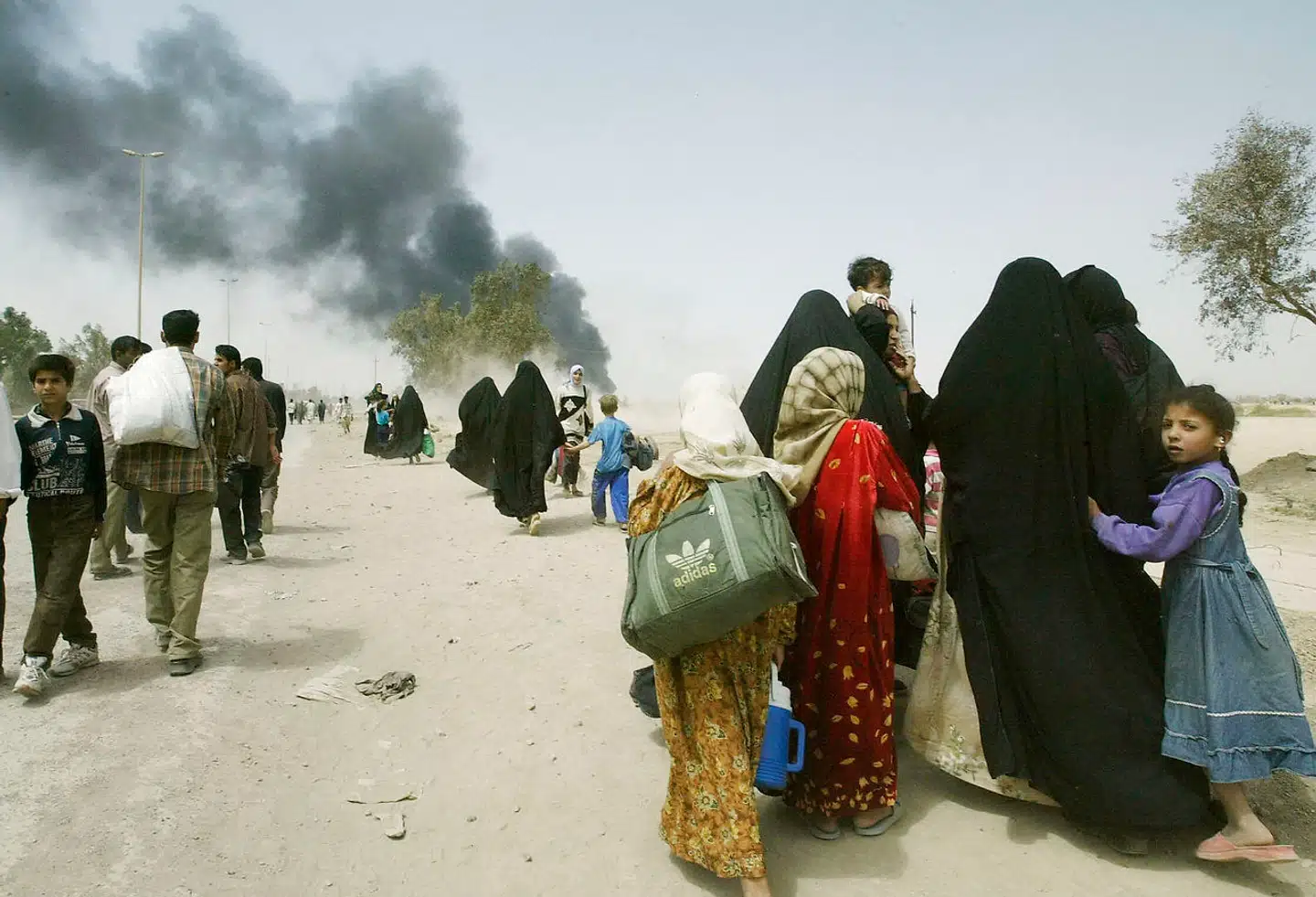 Krigen i Irak kostede 200.000 civile livet og sendte endu flere på flugt. Arkivfoto: Christophe Simon/AFP