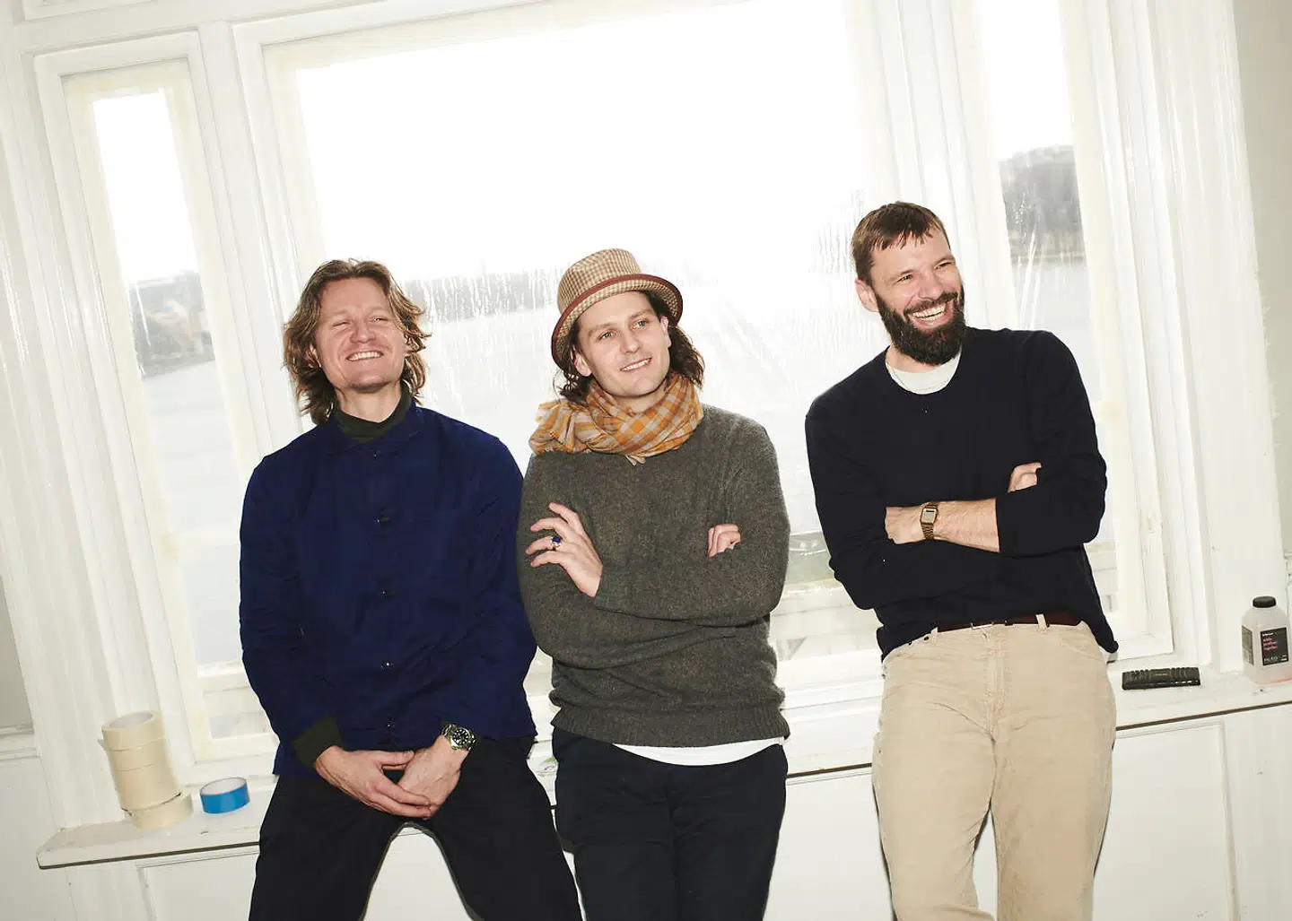 Simon Lennet, Frederik Bille Brahe og Simon Frank (fra venstre) er erfarne iværksættere og satser nu på at give Søpavillonen en fremtid med restaurant, bar og natklub.