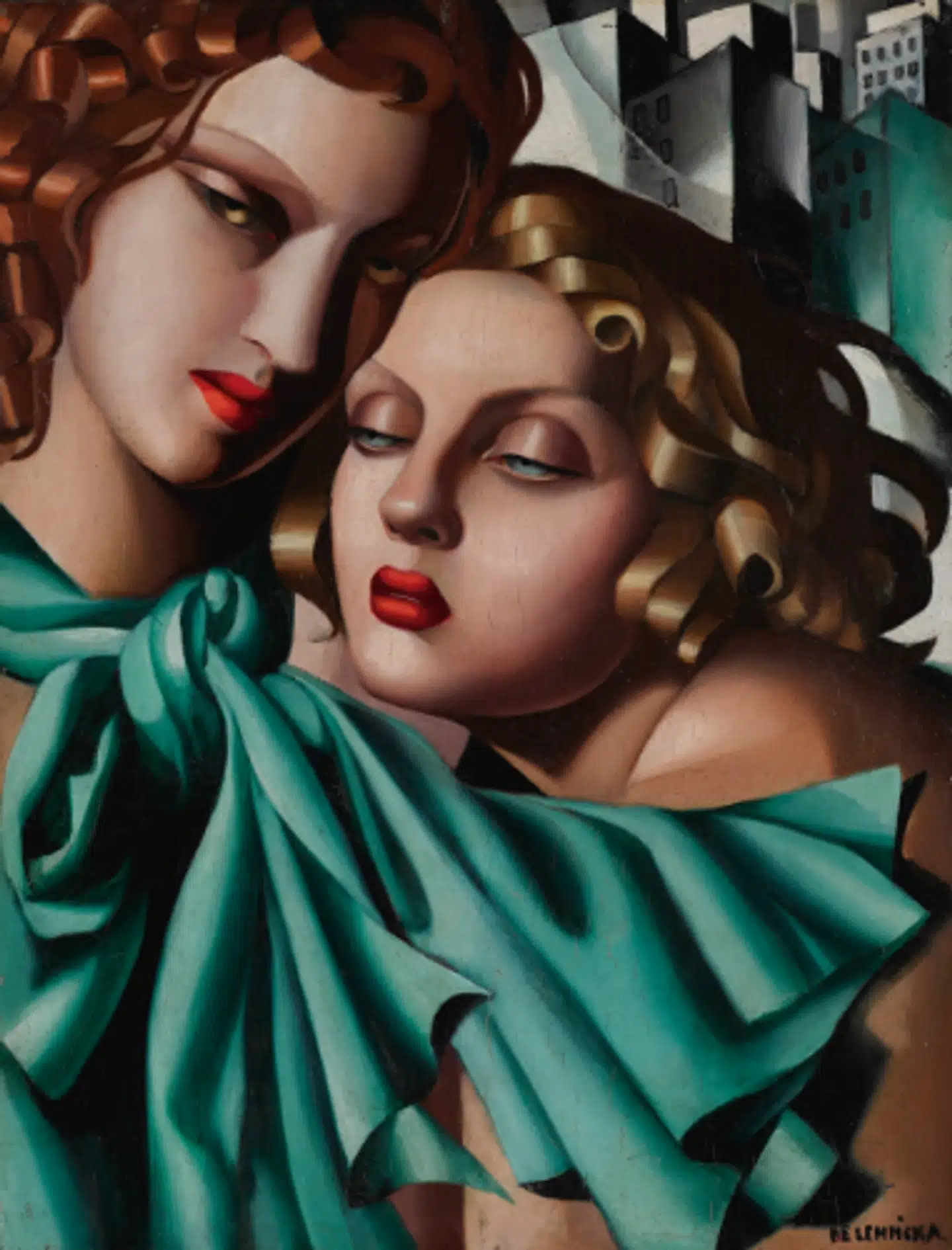 Julie Hugau har et godt øje til den polske kunstmaler Tamara de Lempicka. Her er det værket »Les Jeunes Filles«, der blev solgt på Sotheby’s i 2018.