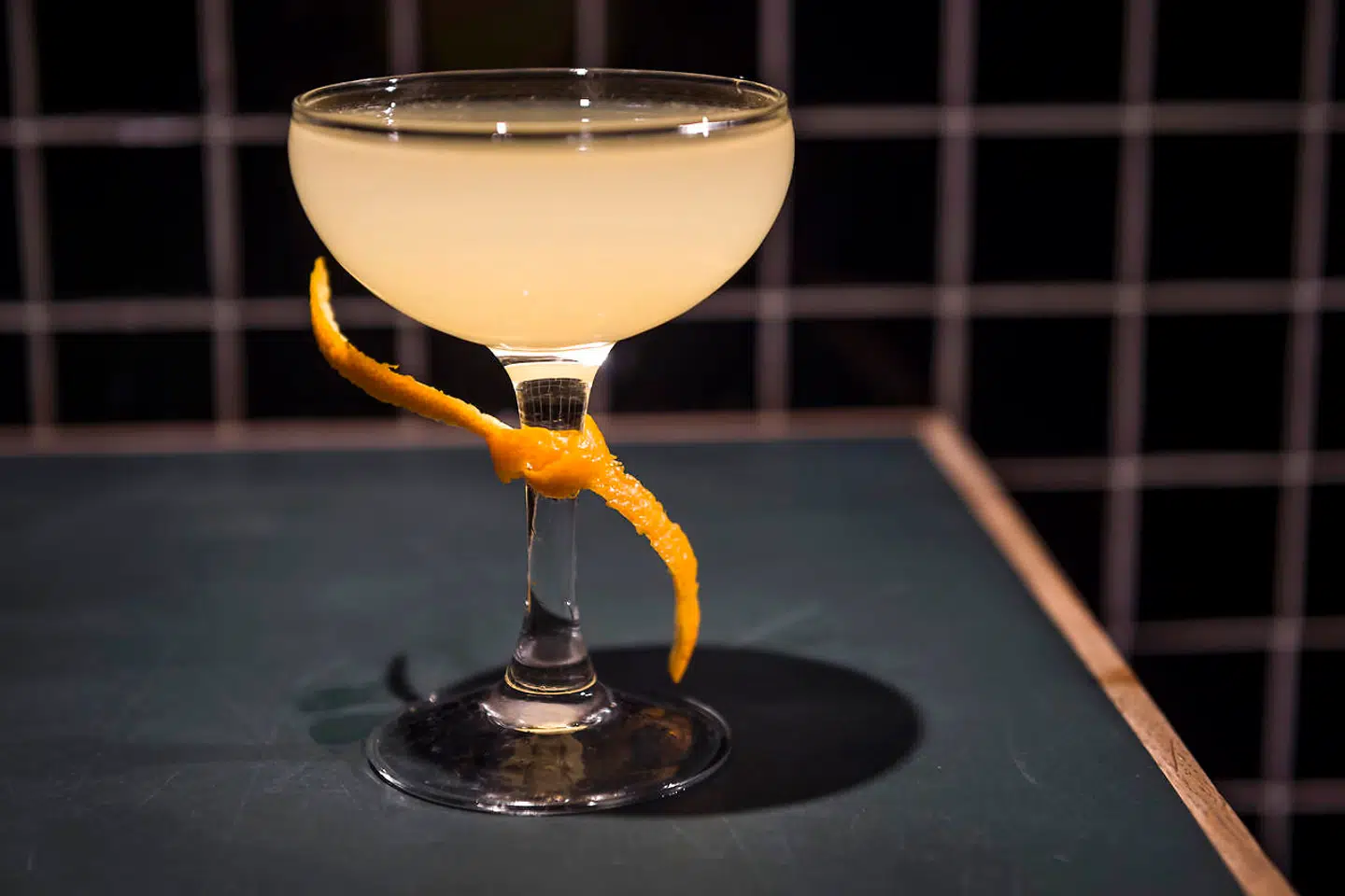 »Mezcal Margarita« lavet med mezcal, appelsin og bitter.