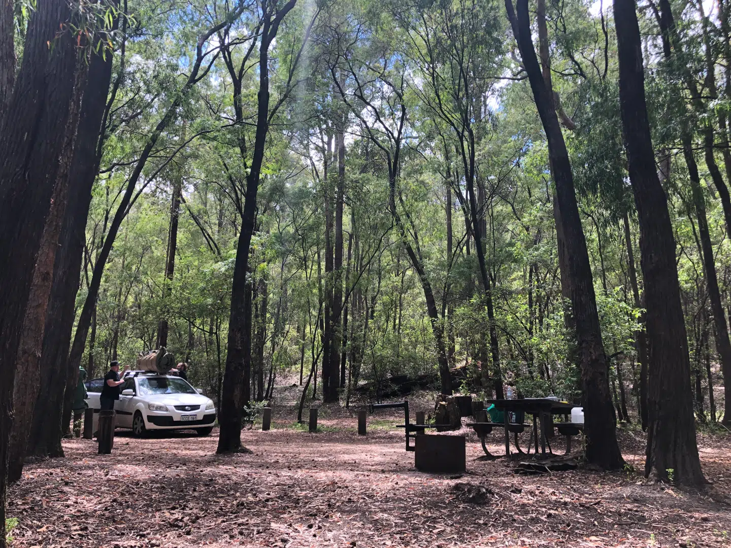 Honeymoon Pool er en af områdets gode campingpladser.