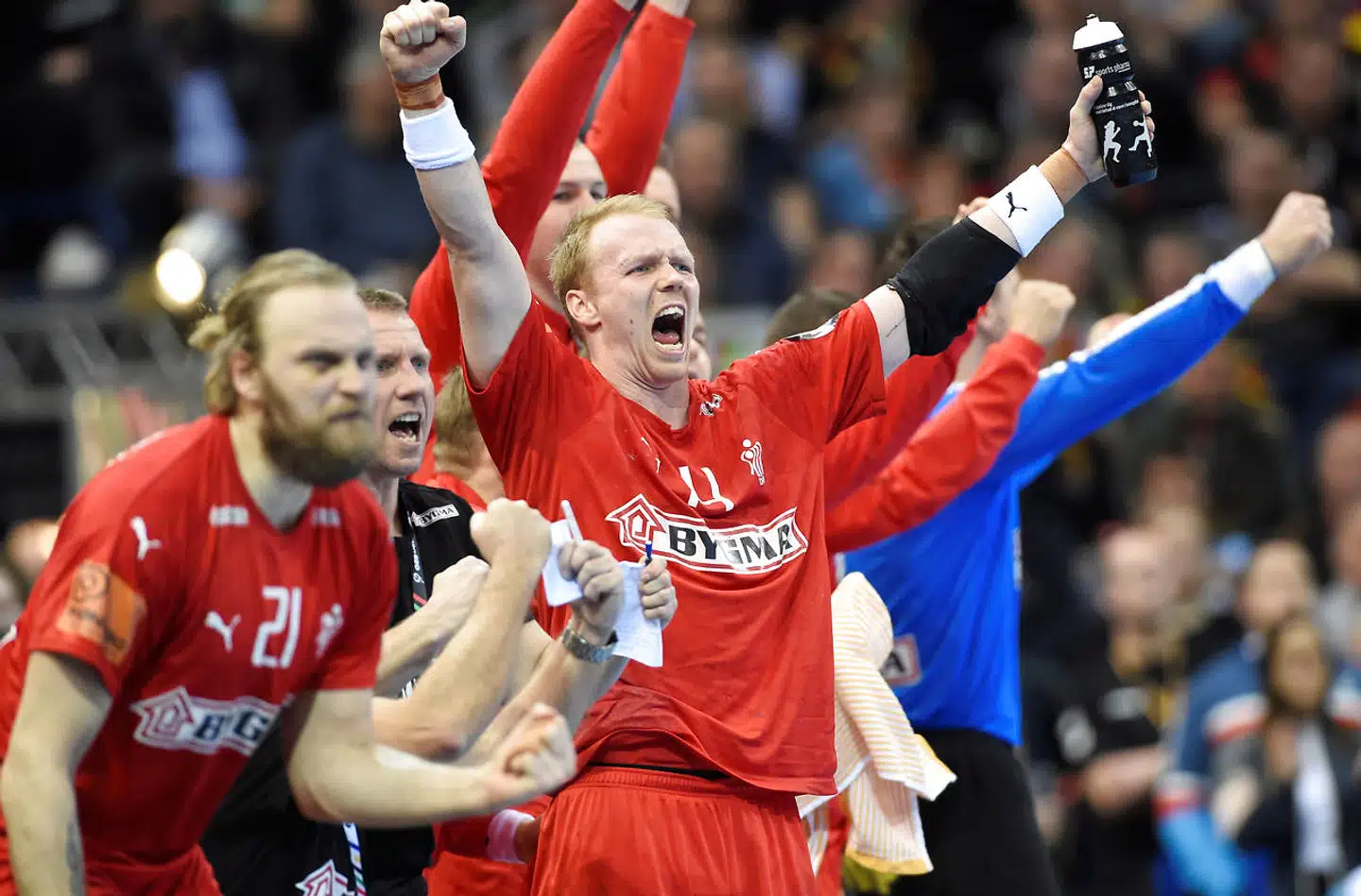 Med en plads i finalen efter en sikker sejr i semifinalen over Frankrig har Danmark mere end nået målet, som gør en slutrunde til en succes for arrangørerne. Foto: Fabian Bimmer/ Reuters