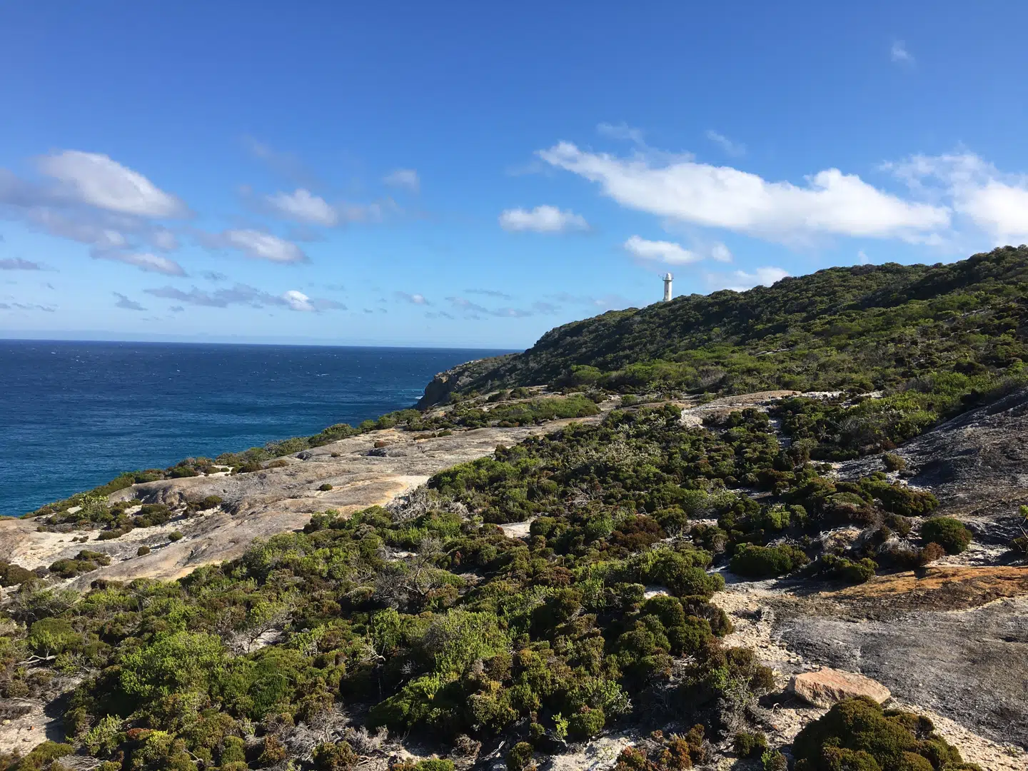 Albanys fyrtårn er et godt sted at se en smuk solnedgang.
