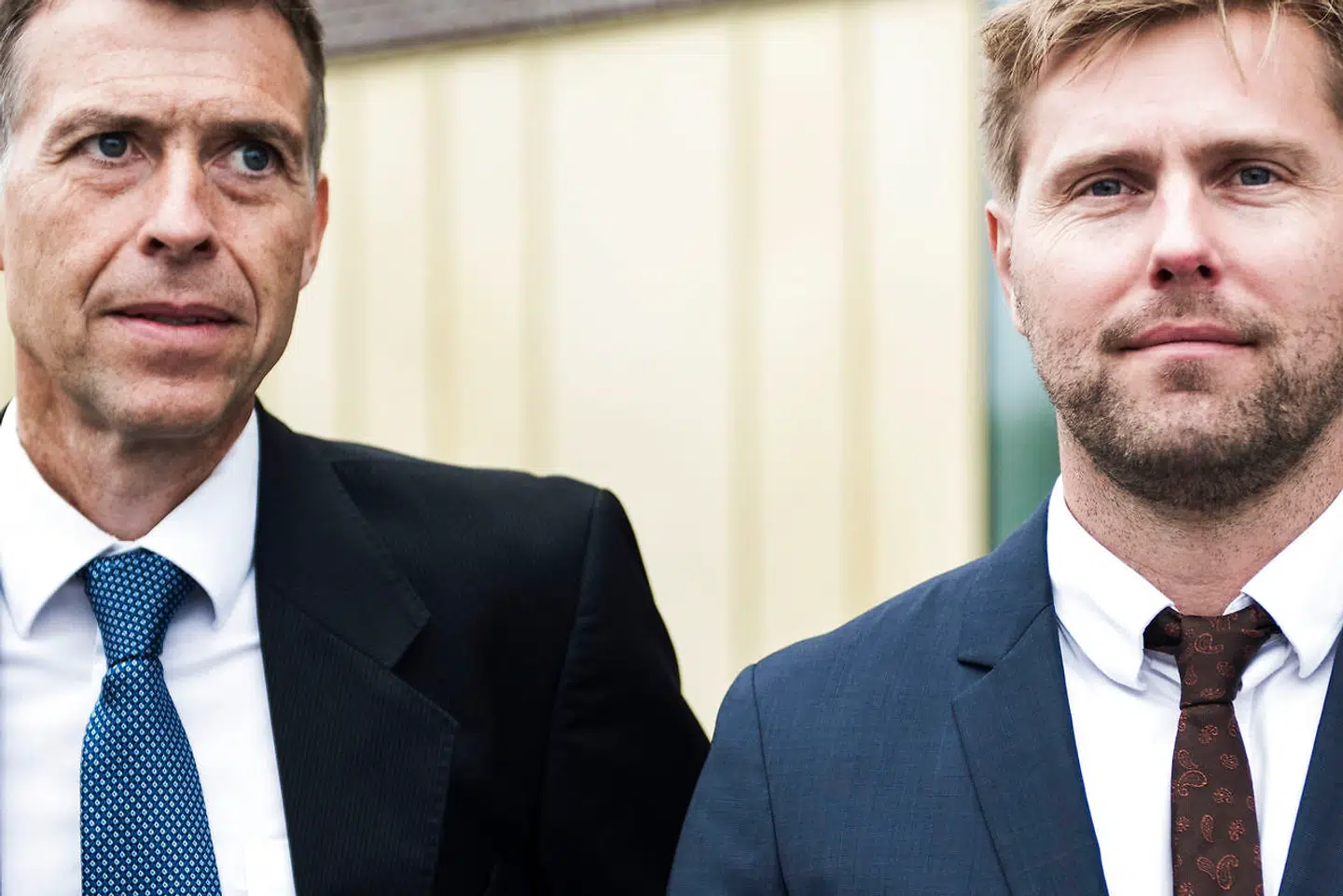 Specialanklager Jørn Thostrup og anklager Stefan Møller Jørgensen fra Bagmandspolitiet har lagt op til mindst otte års ubetinget fængsel. Arkivfoto.