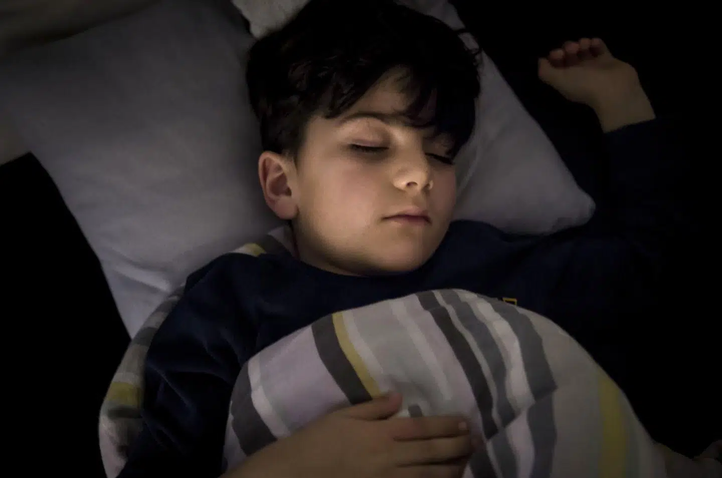 6-årige Miron har feber og ligger og sover i soveværelset, som han deler med sine to brødre. De sidder og spiller og ser film i mørket.