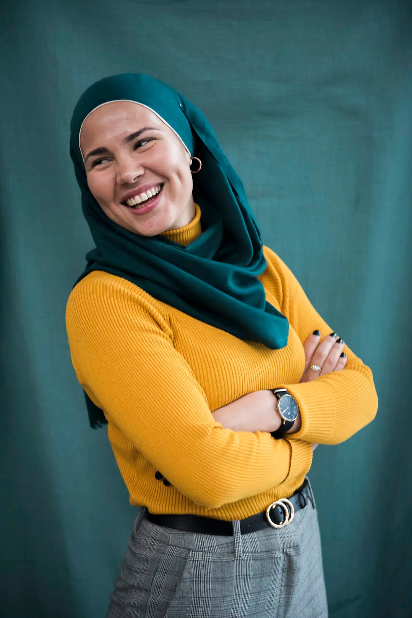 »I historisk sammenhæng er det jo ganske nyt i vores del af verden, at nogen går med hijab,« siger Iman Meskini. Hendes bog handler om netop den hovedbeklædning.