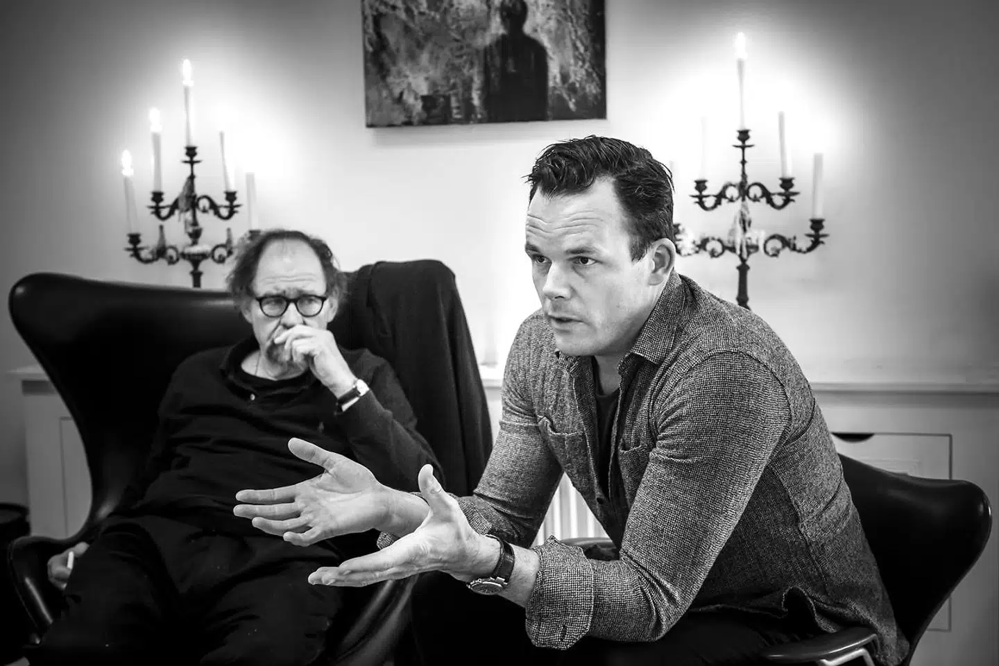 Ifølge Ole Fogh Kirkeby (tv.) kommer vi til at fokusere på solidaritet og generøsitet i 2019. Og vi skal udskifte ordet bæredygtighed med resiliens. Kristian Groth (th.) efterlyser flere etiske ledere i erhvervslivet og flere filosoffer på Christiansborg.