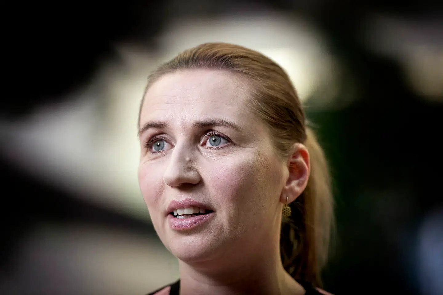 »Det her er ikke så meget et spørgsmål om, hvorvidt Radius skal sælges eller ej, det her er et spørgsmål om, hvem Radius skal sælges til, og det er et spørgsmål om politik,« siger Mette Frederiksen, efter Socialdemokratiet har meldt ud, at man ikke vil være med til at sælge Radius i denne omgang.