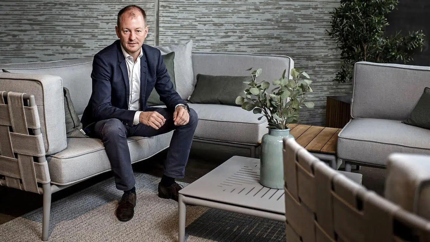 Brian Djernes er administerende direktør i virksomheden Cane-Line, der ligger i Rynkeby på Fyn. Omkring 90 pct. af Cane-lines omsætning er baseret på eksport, men Brian Djernes fremhæver, at der er stor usikkerhed om 2019. Foto: Sophia Juliane Lydolph/Ritzau Scanpix