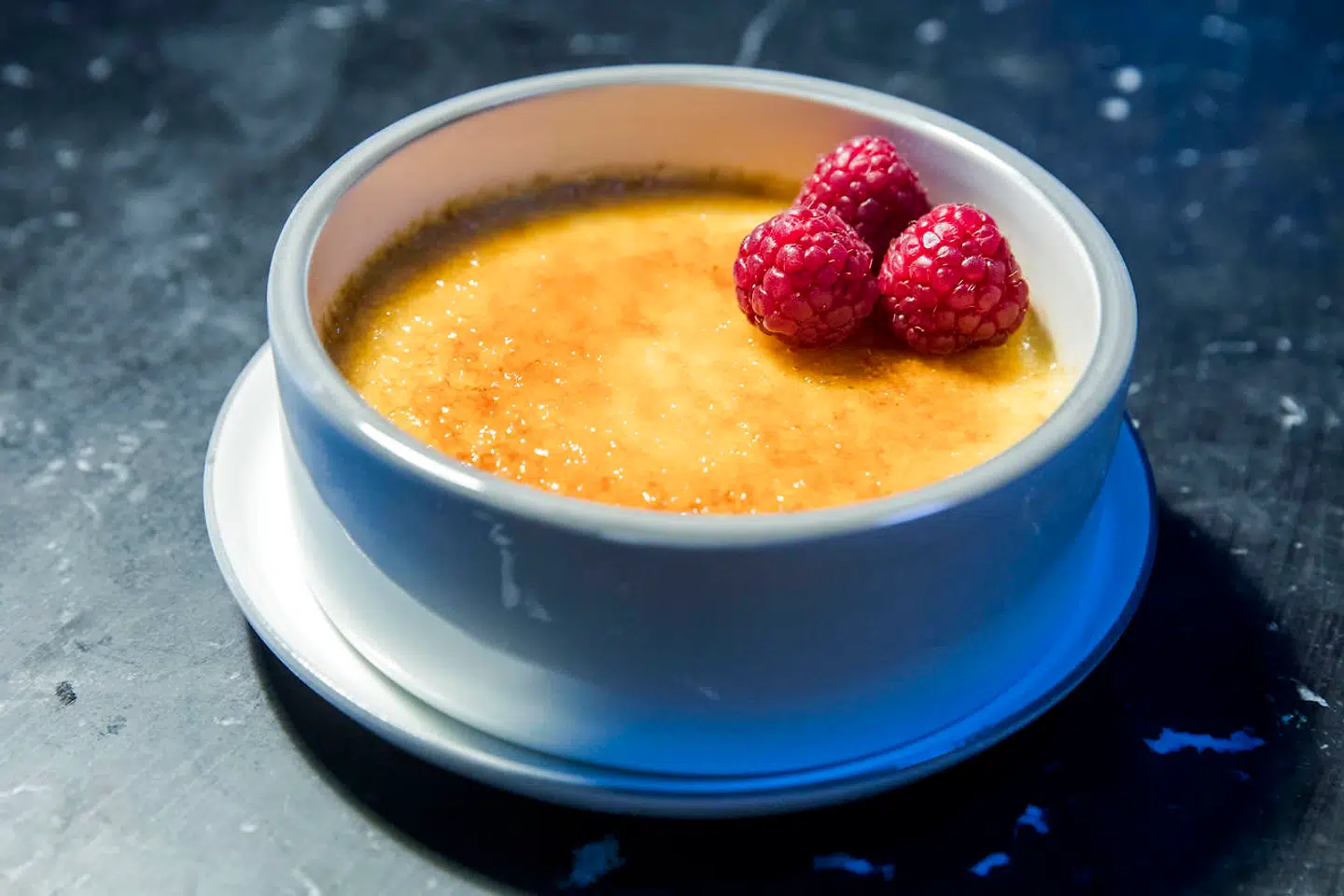 Klassisk crème brûlée.