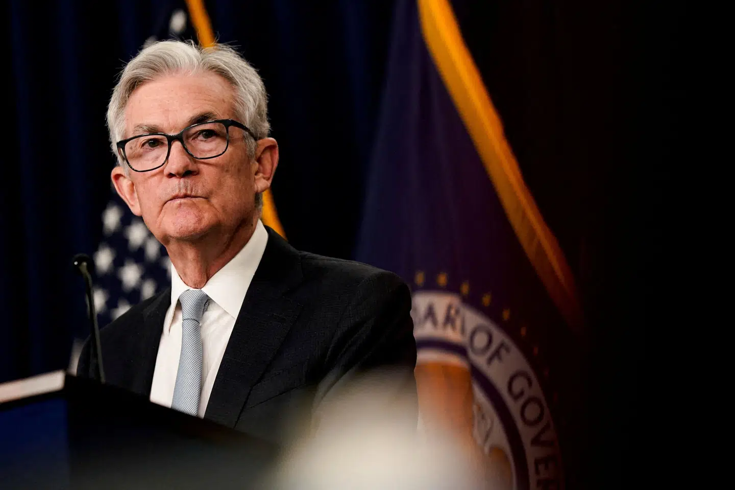 USA's centralbanks chef, Jerome Powell, hæver formentlig renten igen onsdag, vurderer økonom. (Arkivfoto). Elizabeth Frantz/Reuters