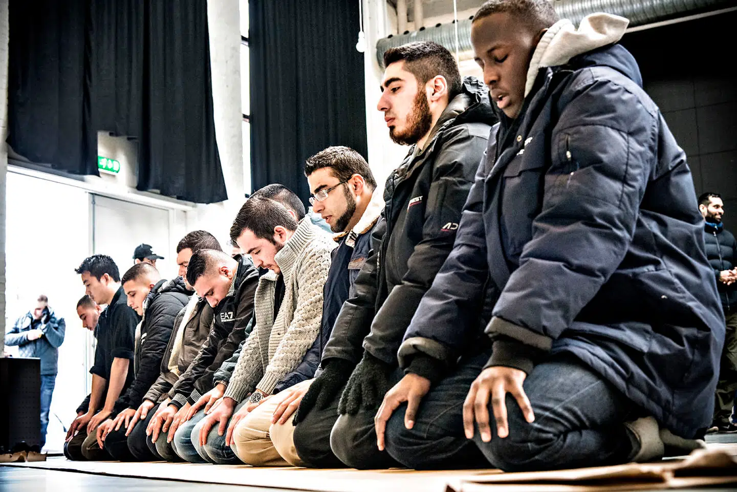 Hizb ut-Tahrir afholder debatmøde i Nørrebrohallen oven på terrorangrebet i København 2015.