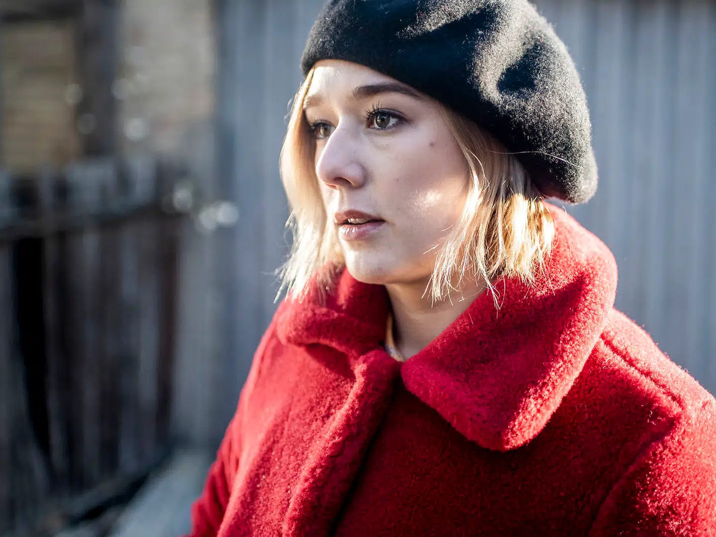 25-årige Alba August spiller rollen som Astrid Lindgren i den svenske film »Unge Astrid', der har premiere i de danske biografer 31. januar.