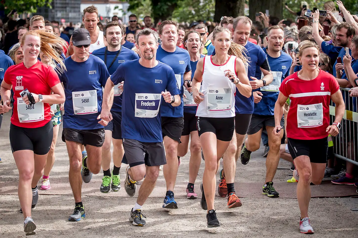 Kronprins Frederik løber »Royal Run« i Odense, mandag den 21. maj 2018. I løbet af dagen løb Kronprinsen i Danmarks fem største byer i en folkelig fejring af, at han 26. maj rundede 50 år.