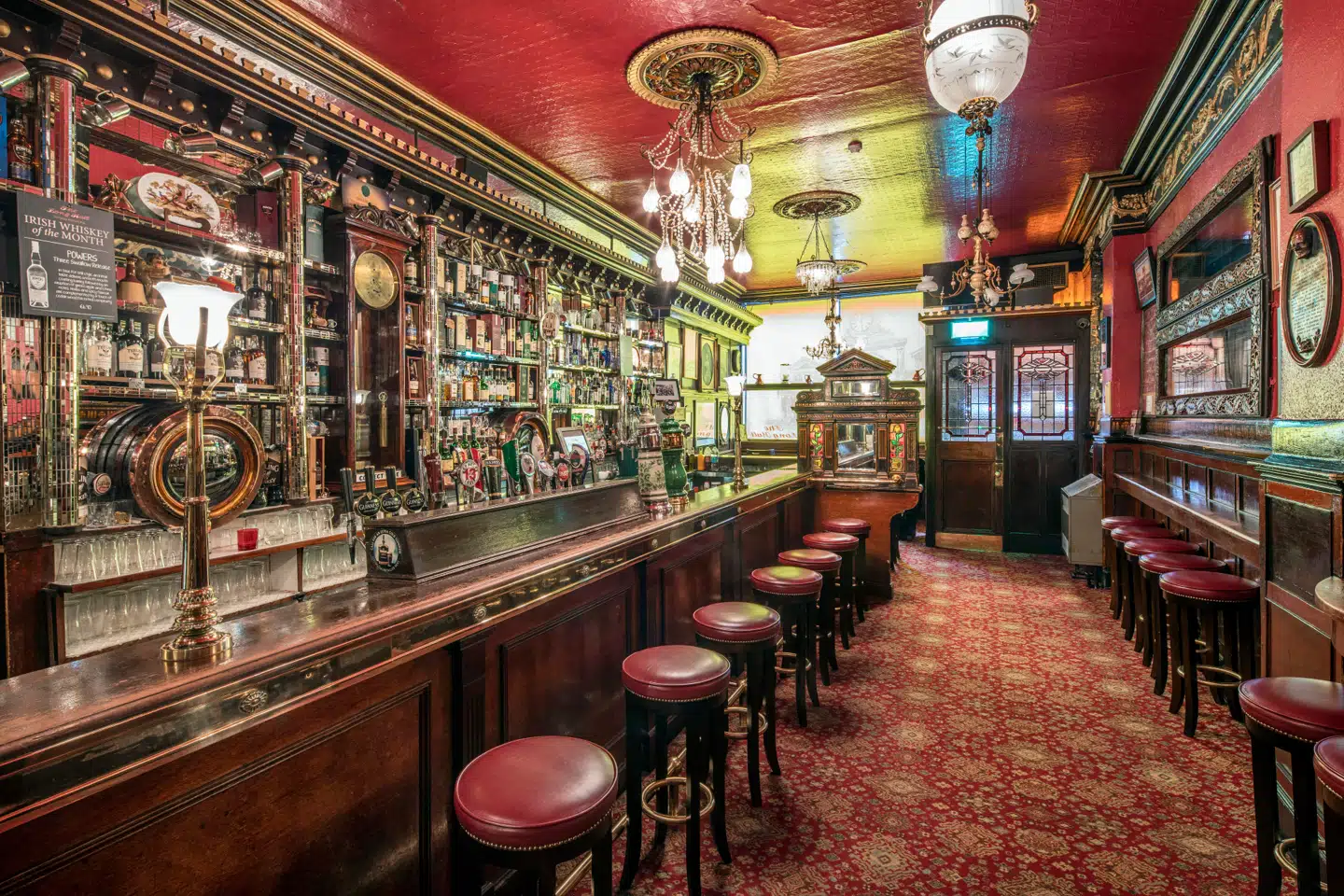 The Long Hall pub.