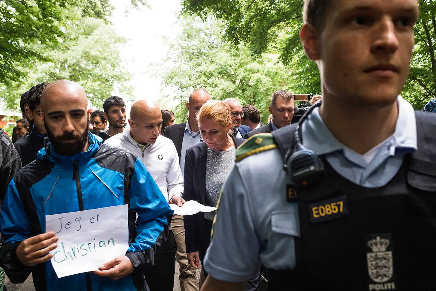 Udlændinge-, integrations- og boligminister Inger Støjberg besøger sammen med den belgiske Theo Francken (Secretary of State for Asylum and Migration) Udrejsecenter Kærshovedgård ved Ikast 28. juni 2016.