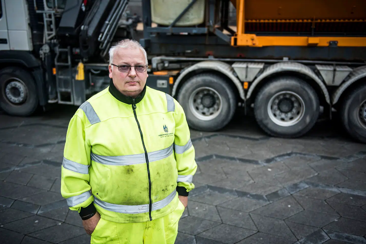 Per Egballe har været ansat som chauffør i Københavns Kommune i 24 år. Selvom teknologien har udviklet sig meget, har han stadig svært ved at tro, at en selvkørende lastbil skal kunne overtage hans job med at salte i de københavnske gader.