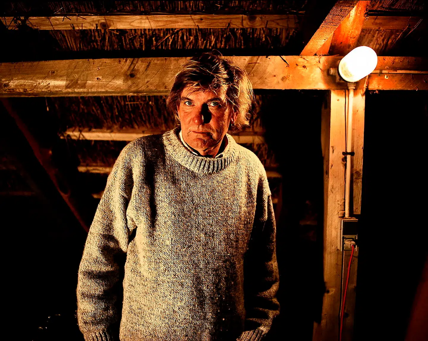 Den tidligere søfarer boede i sine sidste år på en gård uden for Ebeltof i det østjyske. Foto: David Høgsholt