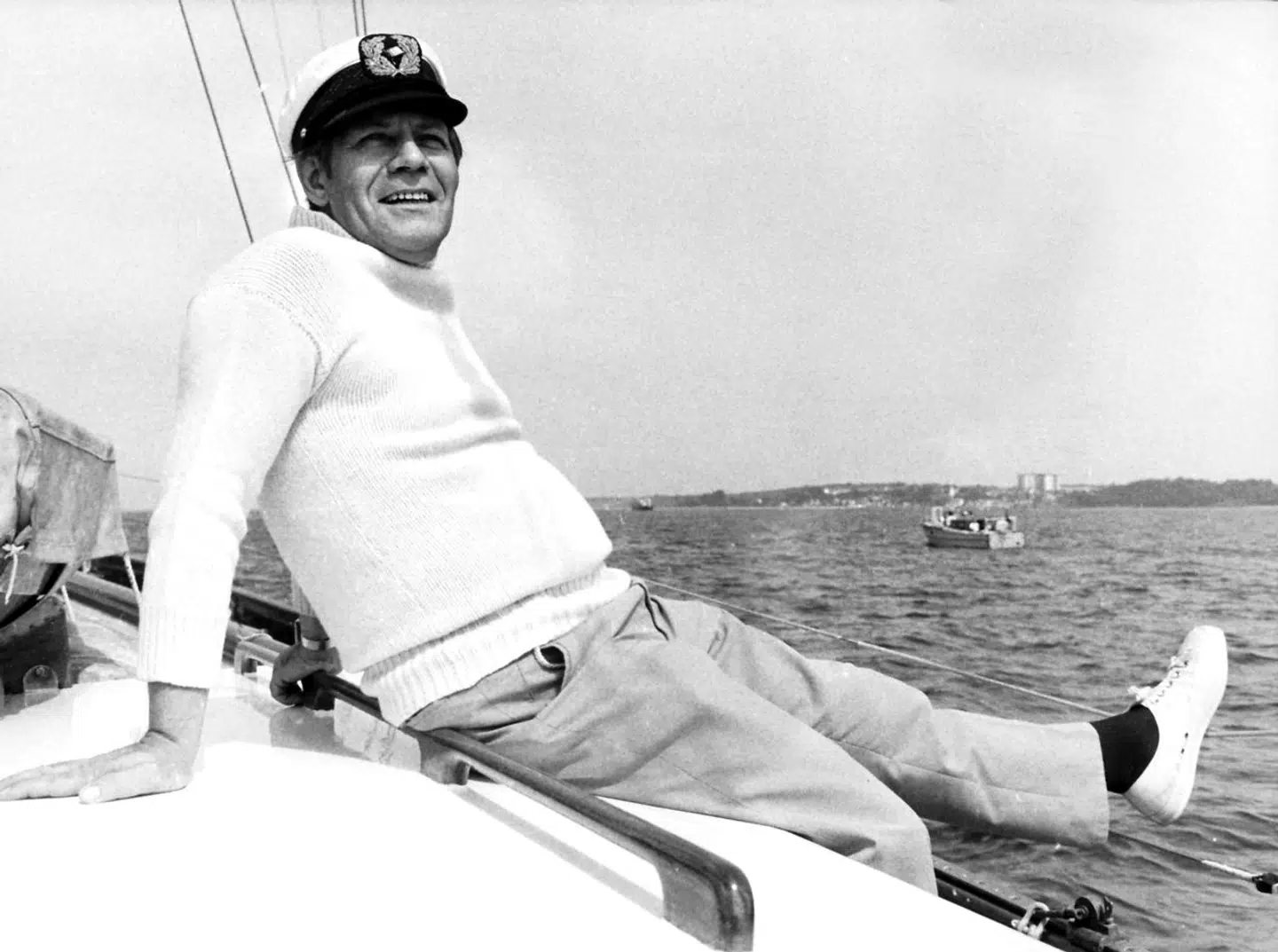 Før han blev kansler, var Helmut Schmidt blandt andet sit lands forsvarsminister. Og ivrig sejler.