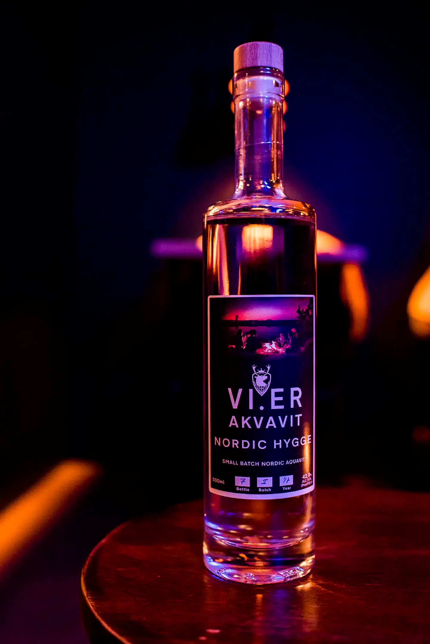 På Rastløs anvender man akvavitten VI.ER AKVAVIT –Nordic Hygge, som basis i deres cocktails. Der anvendes tre varianter.