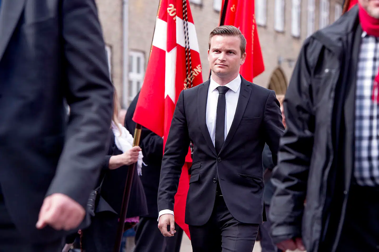 Thor Möger Pedersen – her til tidligere statsminister Anker Jørgensens (S) bisættelse i 2016.