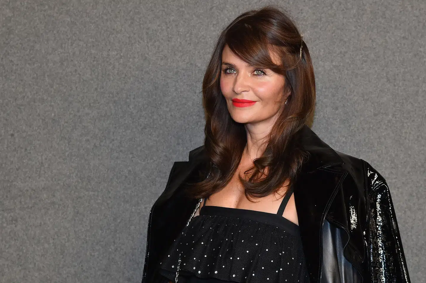 Den danske supermodel Helena Christensen fylder 50 år 25. december. Her er hun fotograferet i New York 4. december. Angela Weiss/Ritzau Scanpix