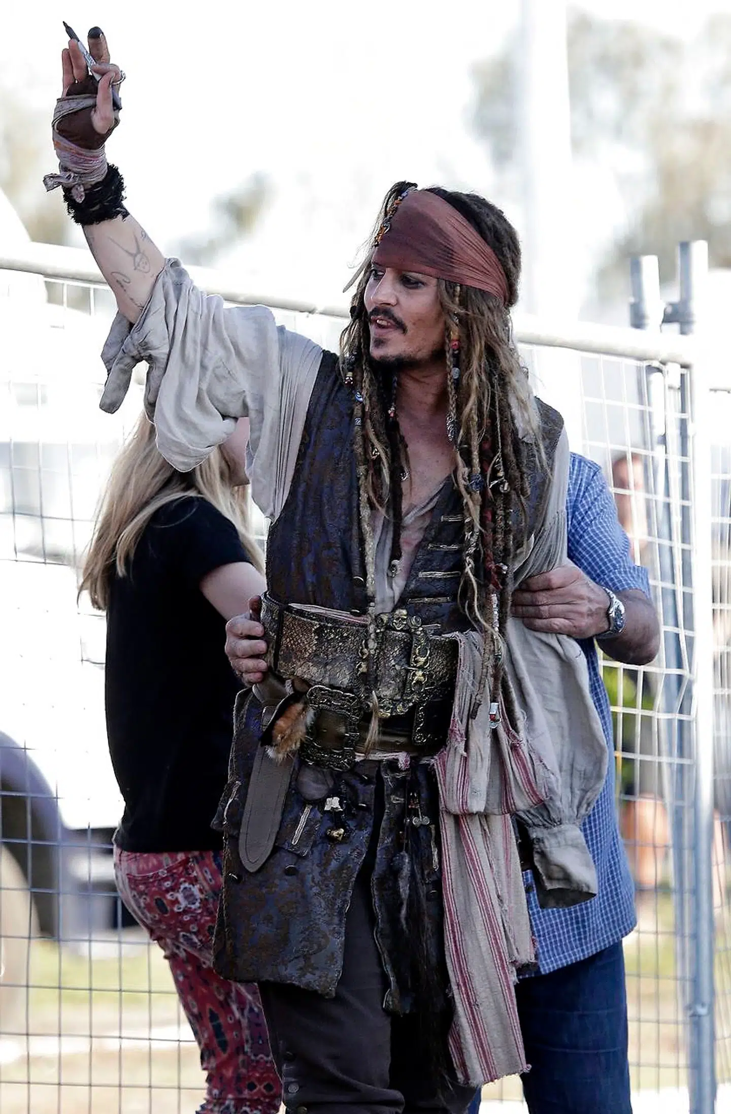 Johnny Depps figur kaptajn Jack Sparrow fra »Pirates of the Caribbean«-filmene er inspireret af Keith Richards. I 2007 spillede han Jack Sparrows far kaptajn Teague i filmen »Pirates of the Caribbean: Ved verdens ende«.