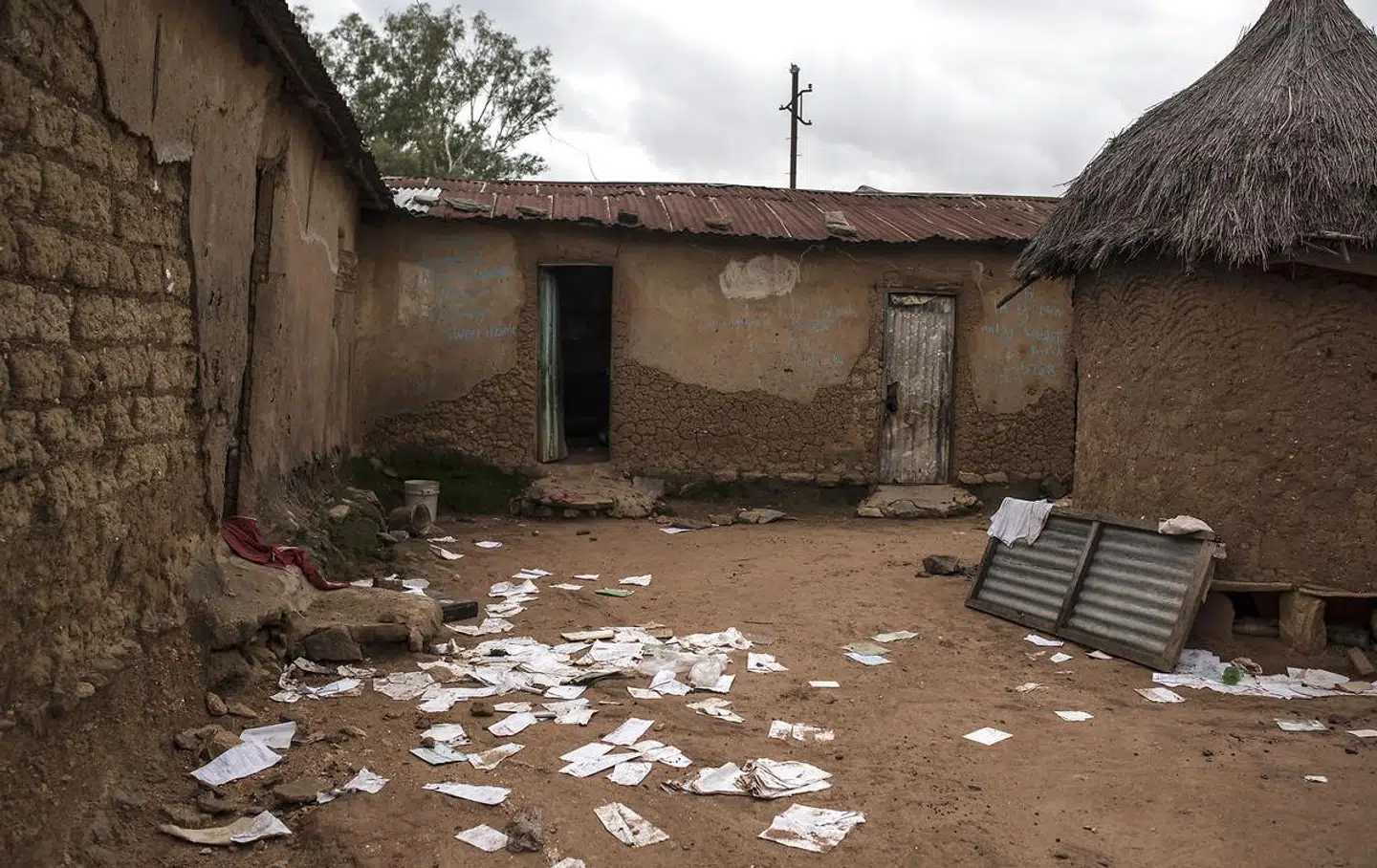 En forladt farm i Jos i det centrale Nigeria efter et sammenstød mellem kristne og muslimer.