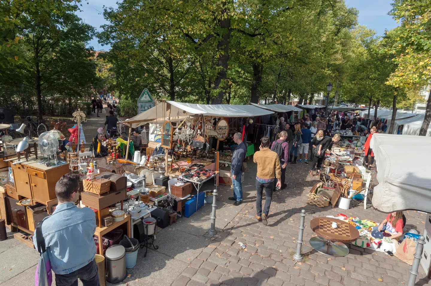 Arkonaplatz loppemarked. Foto: VisitBerlin.