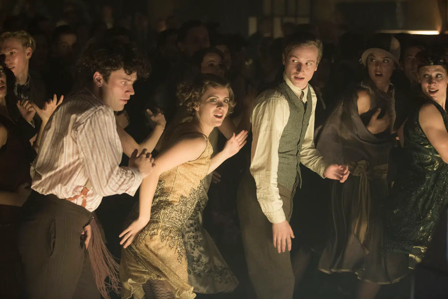 Flere af scenerne i Babylon Berlin foregår på natklubben og danserestauranten Moka Efti, der var et dekadent sted i Berlins 20'ere. Foto fra tv-serien.