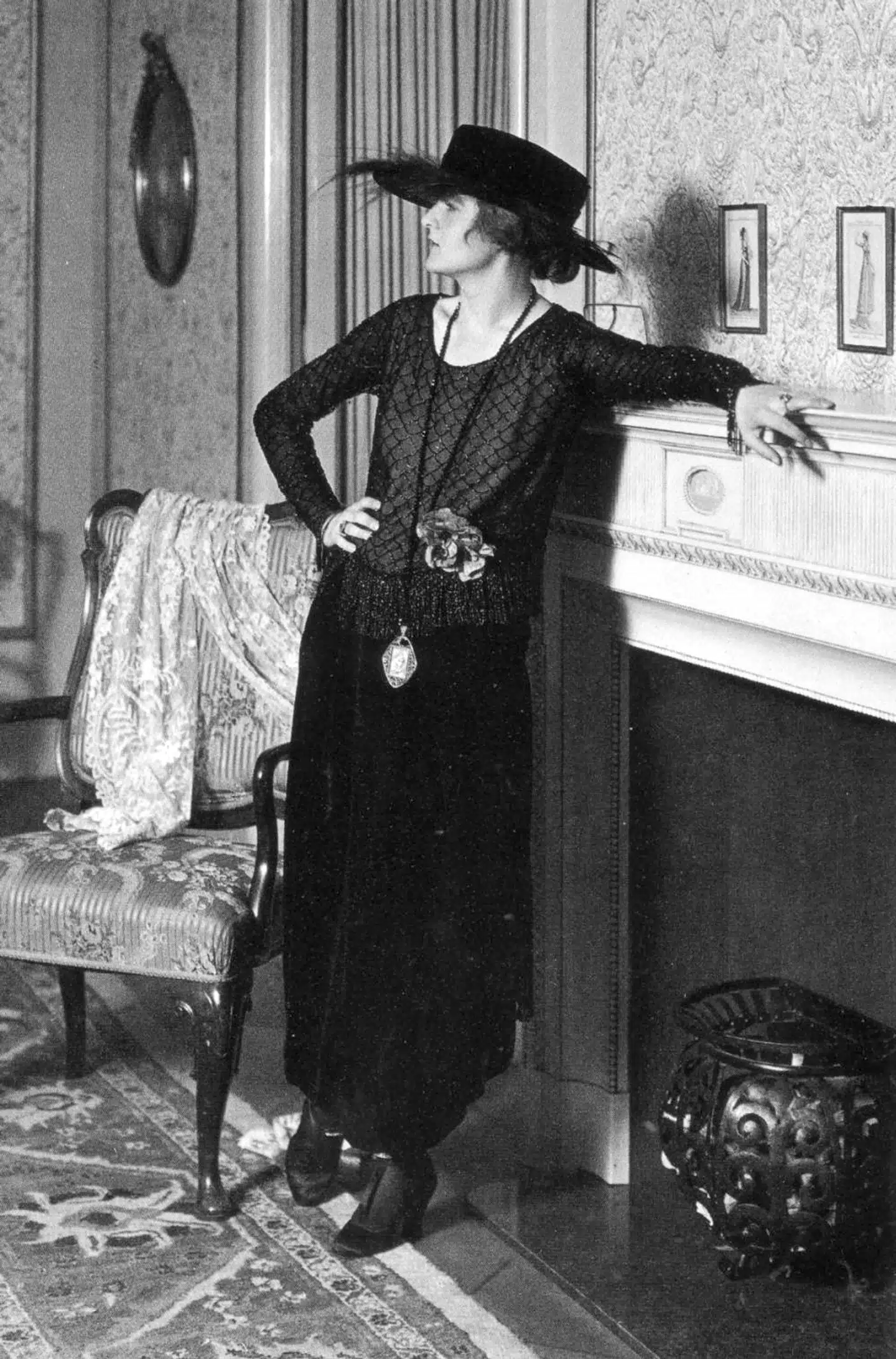 Nøgendanserinden og kunstneren Anita Gerber er en af de oprindelige inspirationskilder til Weimarrepublikkens dekadente kulturpersonligheder. Foto: Wiki Commons