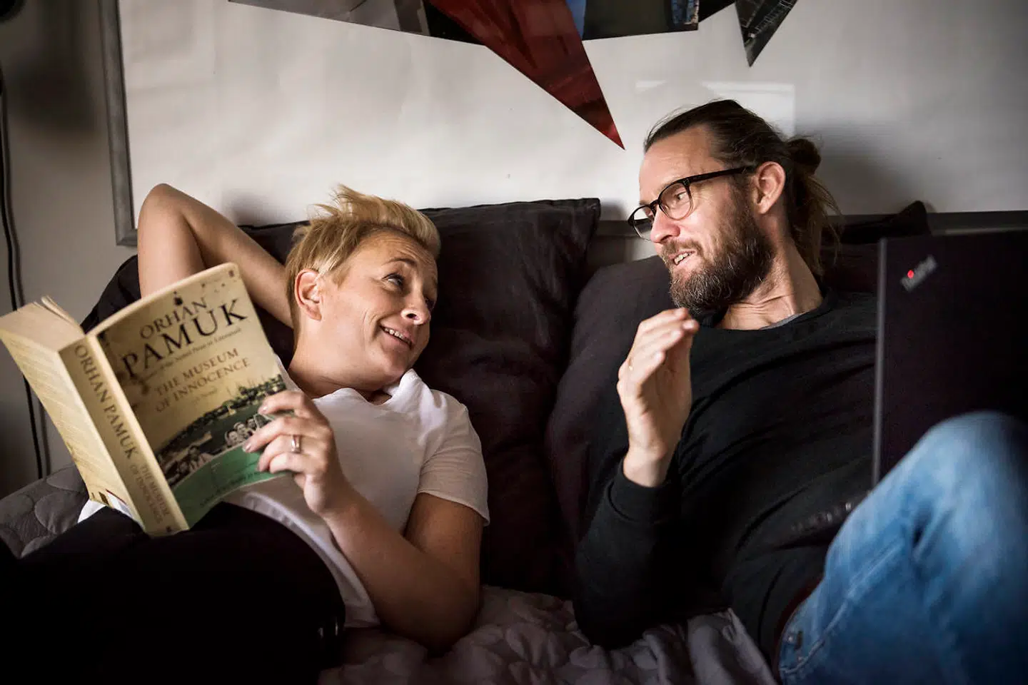 Ane Cortzen og Benjamin Weber er så småt begyndte at forestille sig, hvordan deres liv skal være, når børnene er flyttet eller ikke længere er så meget hjemme. For eksempel vil de ikke eje ret meget.