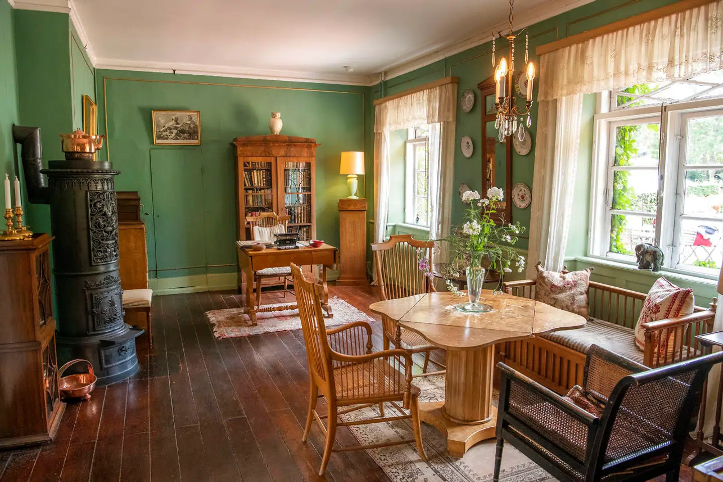 På Karen Blixen Museet i Rungsted i Hørsholm Kommune kan man blandt andet se, hvordan Karen Blixen boede. Foto: Søren Bidstrup