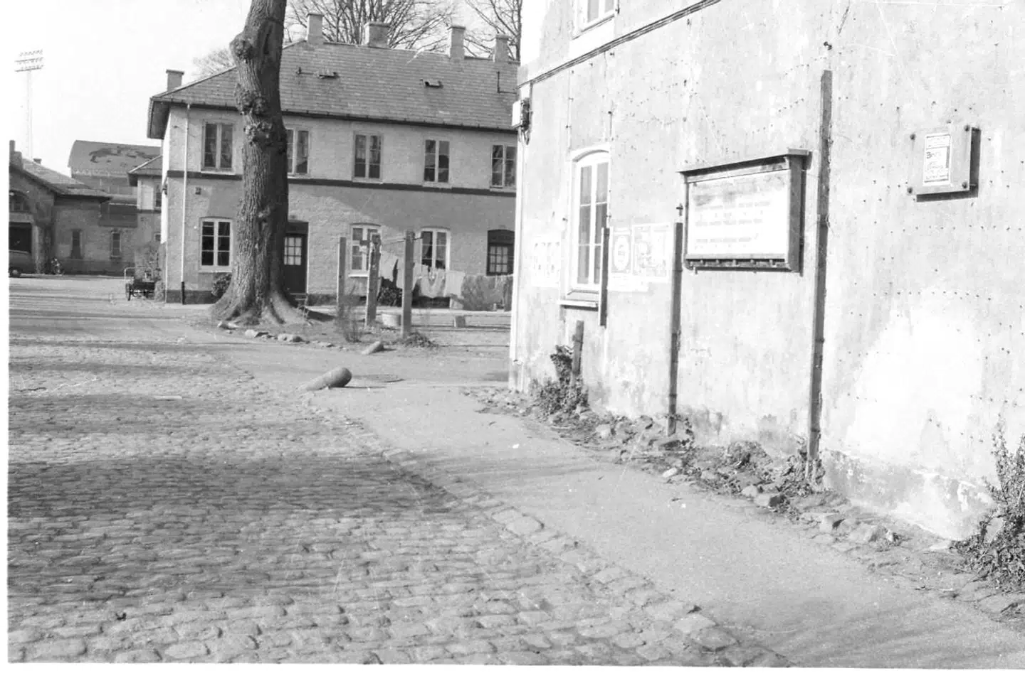 Engang var det nærmest slum: Brumleby, tegnet af Gottlieb Bindesbøl, påbegyndt i 1853.