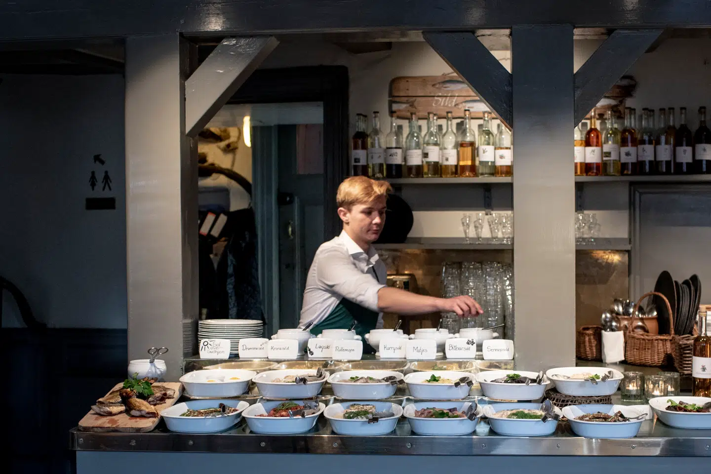 Sildebuffeten er et fund til 130 kr.