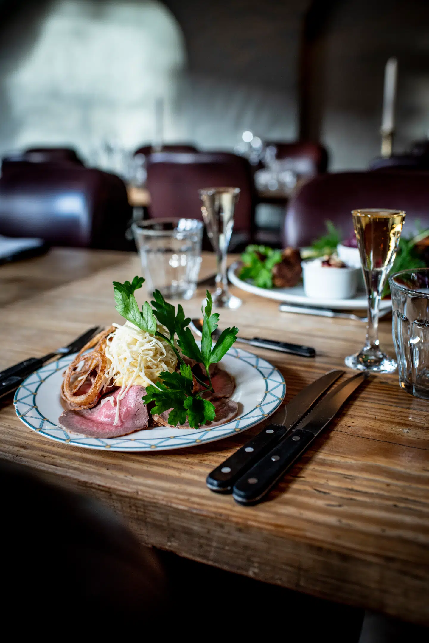 Smørrebrød med roastbeef