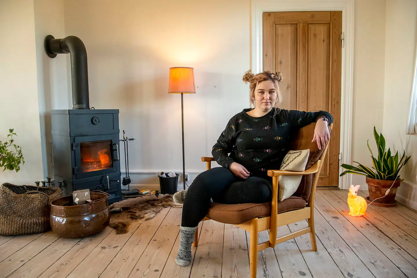 »Jeg er jo ikke bare tilflytter. Jeg er en tilbageflytter. Jeg er selv vokset op her i udkanten, og det er helt vildt for dem,« siger Anna Emma Haudal.