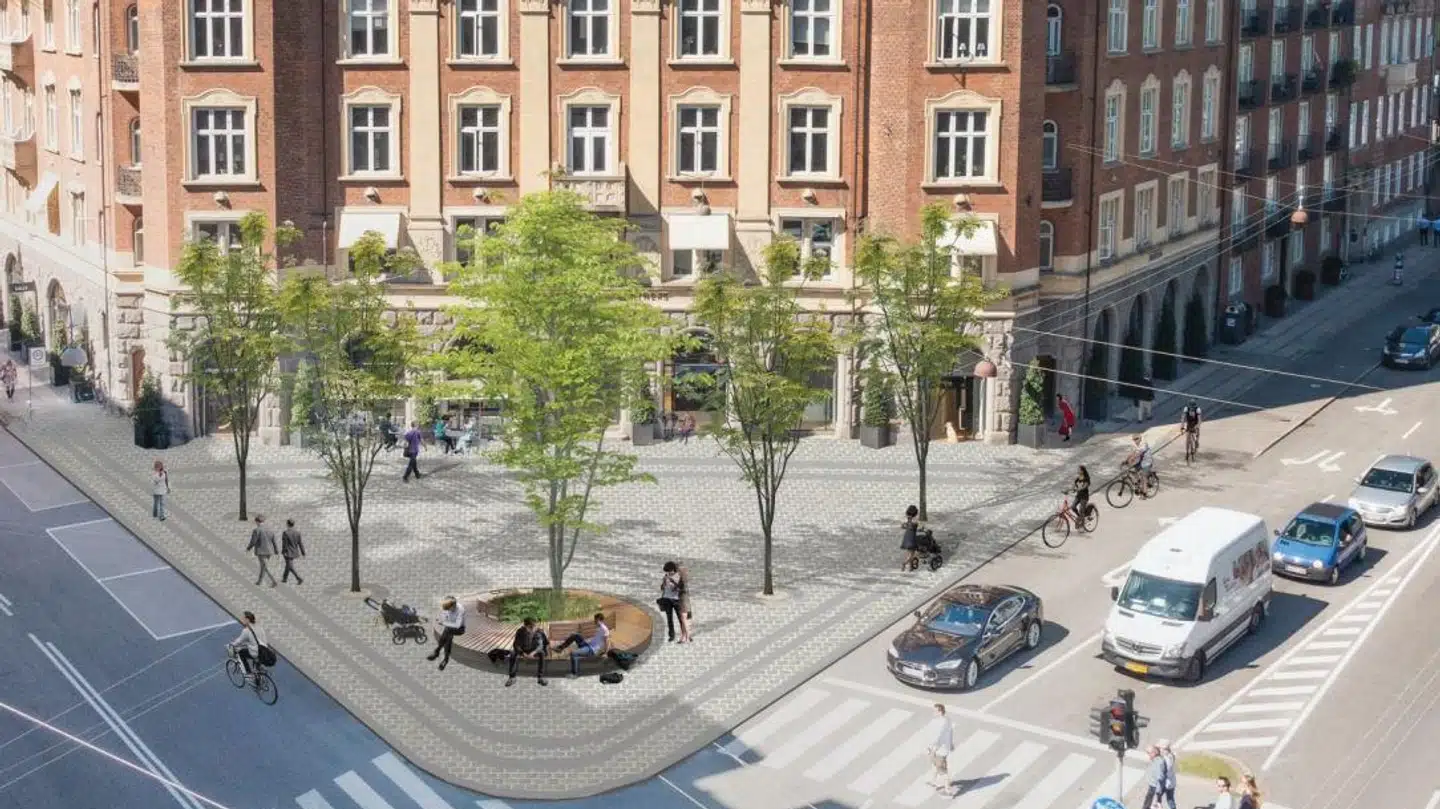 Sådan kommer den nye plads til at se ud ifølge Gehl Architechts.