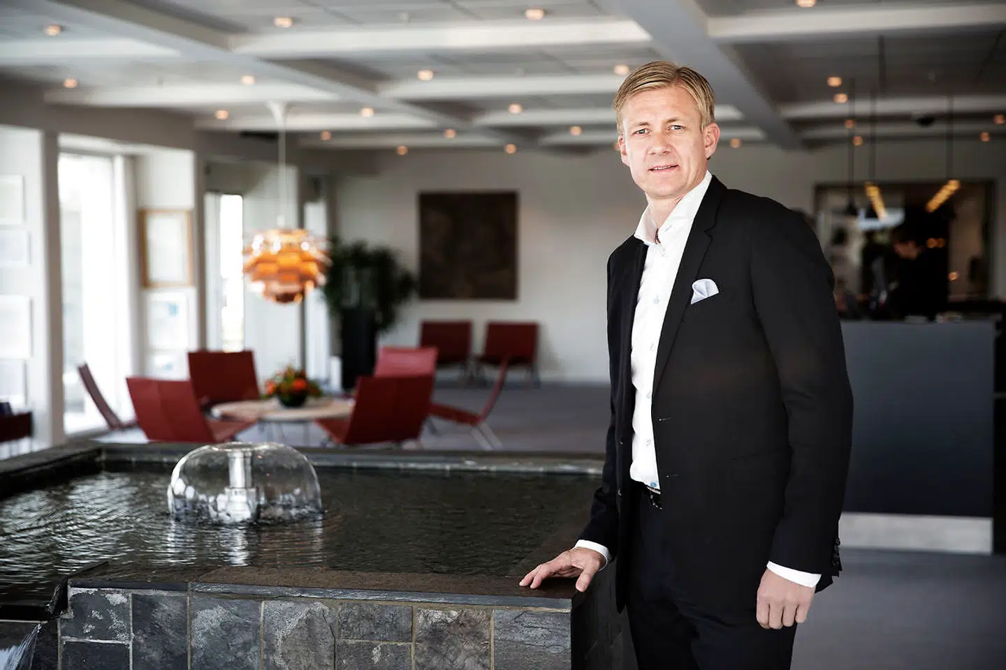 (Arkiv) Grundfos koncerndirektør for marketing, Poul Due Jensen, er også medlem af Grundfos' ejerfonds bestyrelse. Nu får han følgeskab i fondsbestyrelsen af Kronprisparrets hofchef Christian Schønau. Foto: Erik Refner/SCANPIX