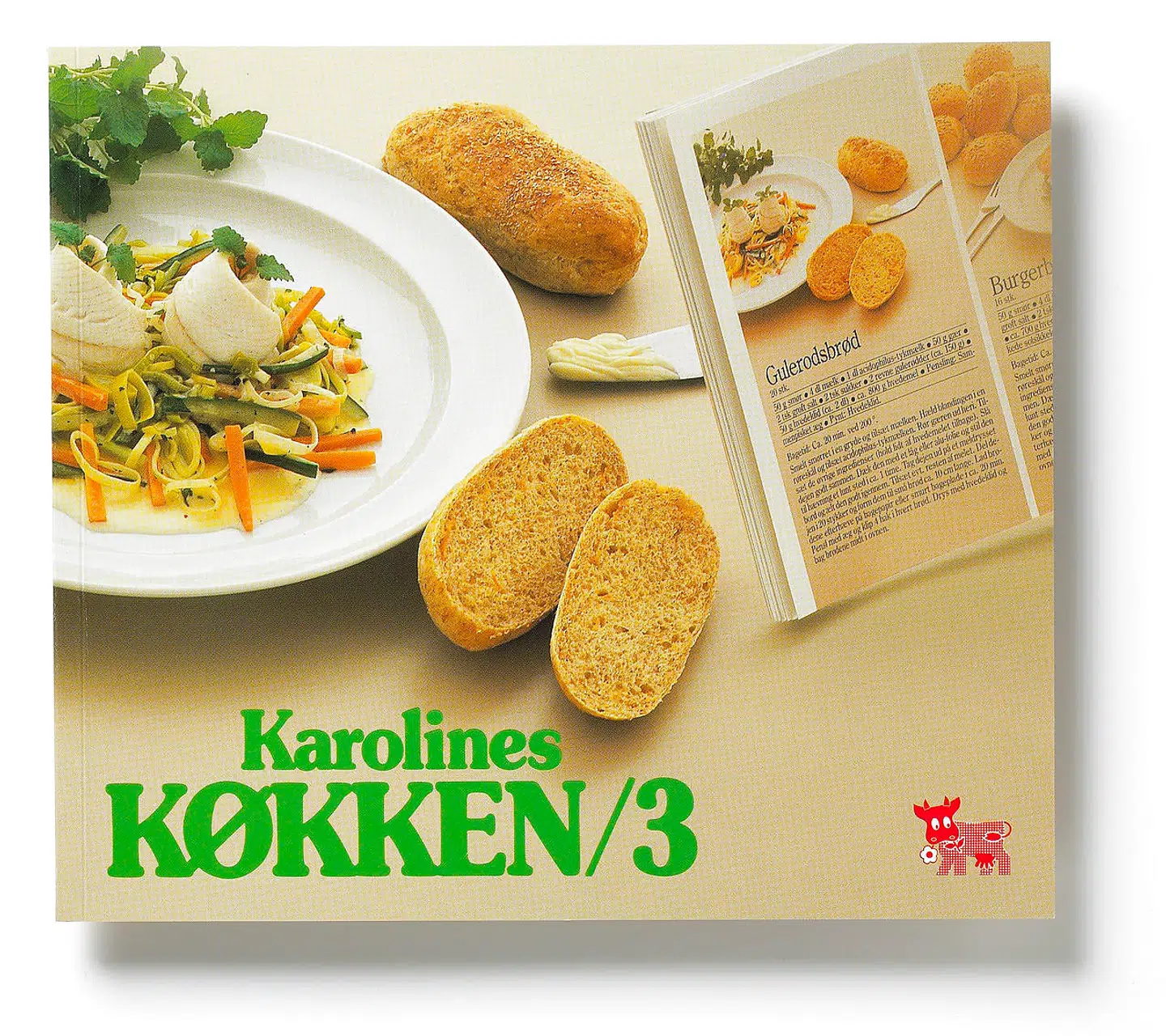 Omslag af Karolines kogebøger