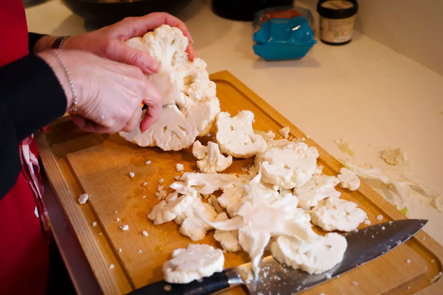 Blomkål kan bruges til meget. Men Tove Færch vil nu også godt slå et slag for kinakålen – bare man ikke bruger den i salat!