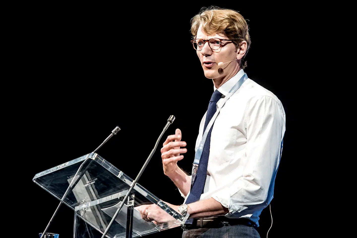 Robert Uggla ønsker en udrensning i toppen af Danske Bank efter hvidvaskskandalen (Foto: Mads Claus Rasmussen/Scanpix 2017)
