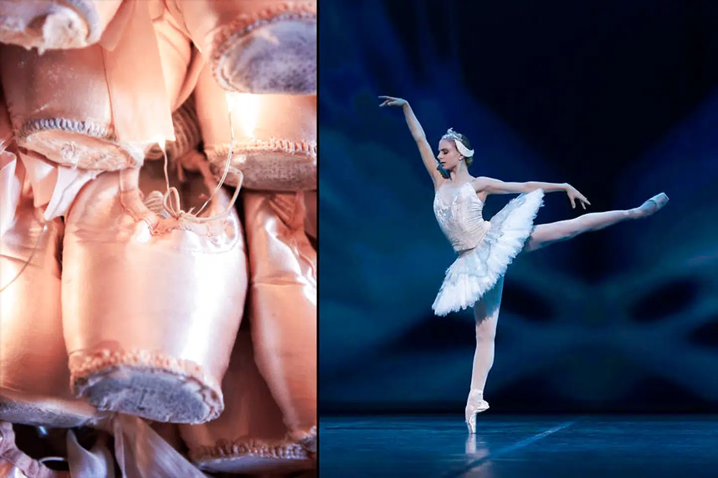 Rollen som svaneprinsessen i »Svanesøen« er ét af de mest krævende partier. Ida Prætorius slider hele to par sko op på en enkelt forestilling.