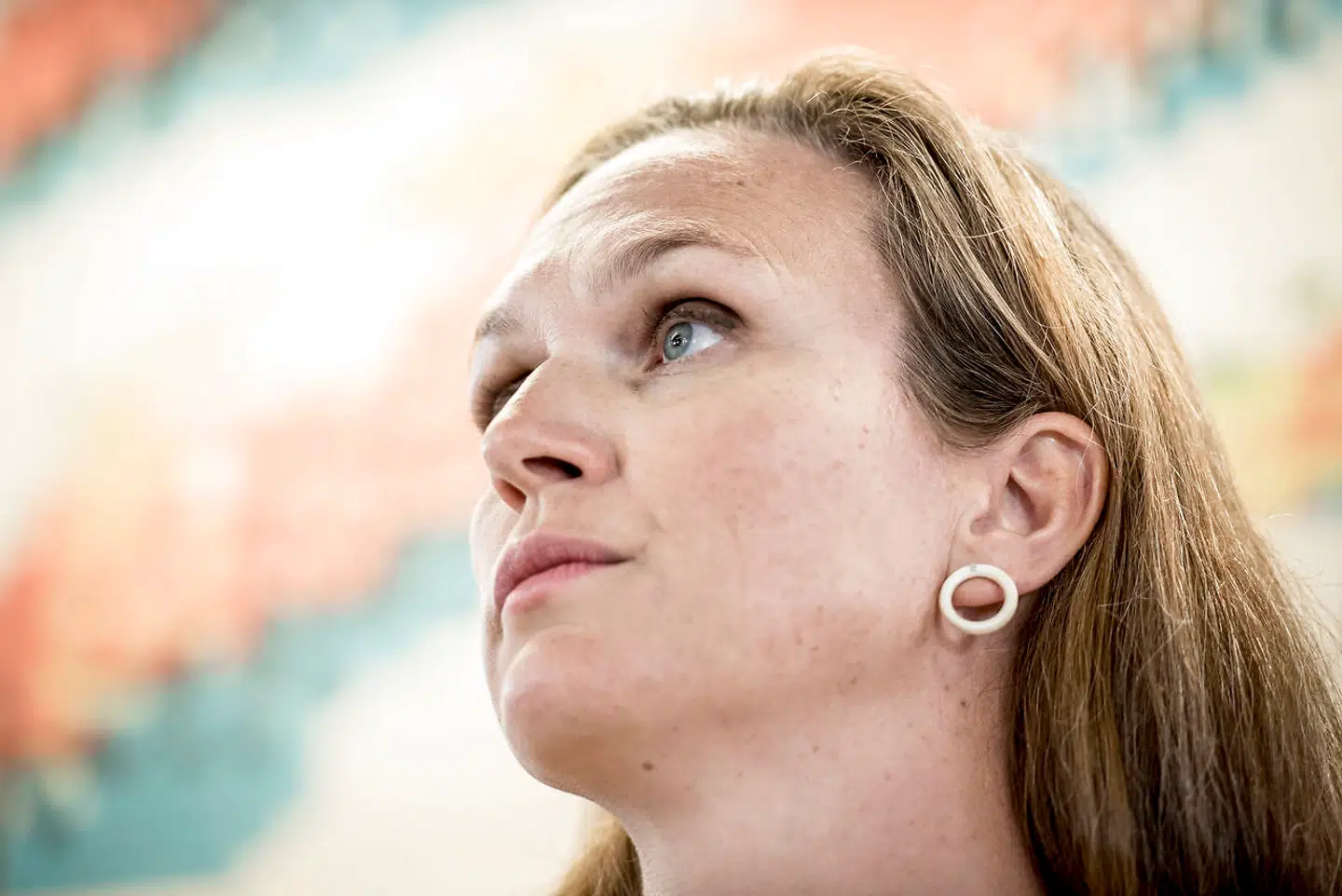 Undervisningsminister Merete Riisager (LA) ved præsentationen af regeringens udspil »Folkets skole: Faglighed, dannelse og frihed - Justeringer af folkeskolereformen« 11. september.